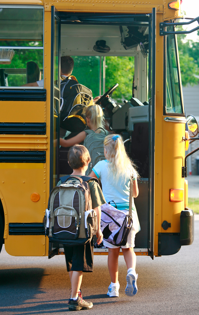 children on school bus 4b